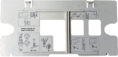 Ersatzteile OLI Giada Unterputz Spülkasten Schutzplatte alt