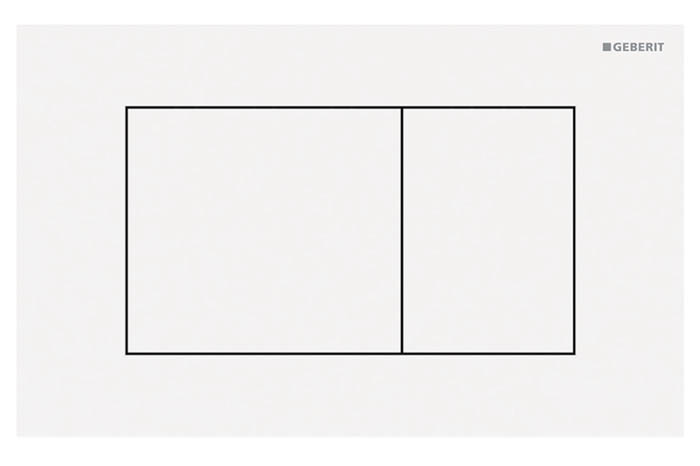 Geberit Sigma 40 Square Drueckerplatte Betaetigungsplatte